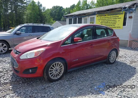 2013 Ford C-Max Hybrid Sel из США, поврежденный, VIN 1FADP5BU9DL544288